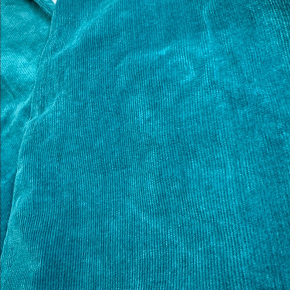 Lucy & Yak Original Organic Corduroy Dungaree Teal Size Medium - Picture 7 of 15